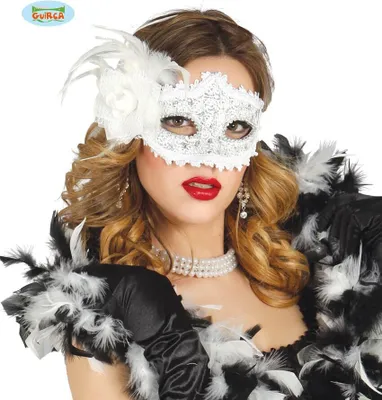 Produktbild von y venezianische Maske in silber für Damen