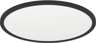 Produktbild von EGLO connect.z Smart-Home LED Deckenleuchte Rovito-Z, Ø 42 cm, ZigBee, App und Sprachsteuerung Alexa, Lichtfarbe einstellbar (warmweiß-kaltweiß), RGB Backlight, dimmbar, Deckenlampe schwarz
