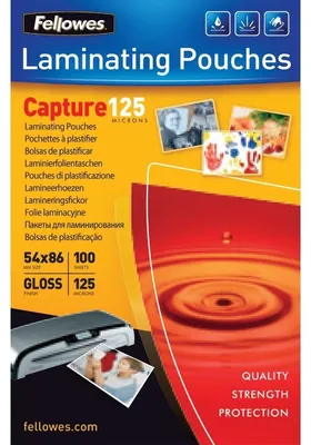 Produktbild von Fellowes 5306302, Transparent, Kunststoff, 54 x 86 mm, 80 mm, 48 mm, 1 mm