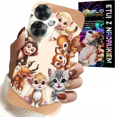 Zdjęcie produktu dla Etui Do Oppo Reno11 F 5G - Plecki Dla Dzieci W Zwierzęta Leśne Case