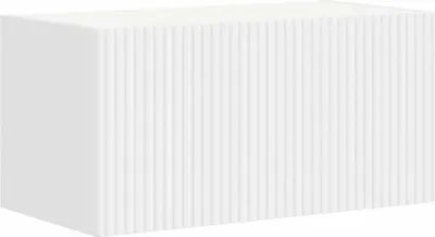 Image de vidaXL Meuble TV mural blanc 60 x 31 x 29,5 cm Bois composite