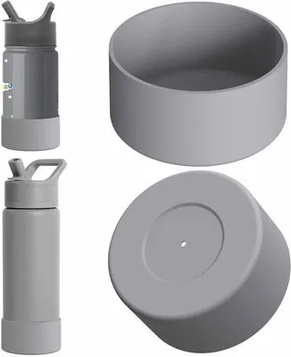 Obrázok produktu pre Fľaša na vodu Boot 18 oz, sivá, silikónový obal