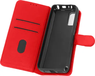 Produktbild von Avizar, Klappetui aus Kunstleder für Xiaomi Redmi Note 10 Pro, Rot