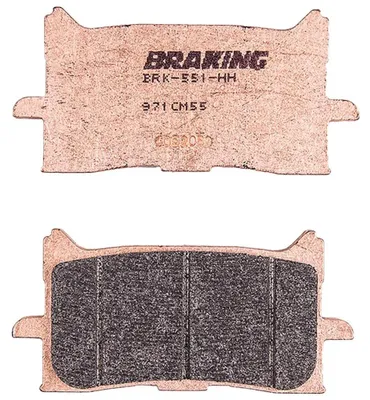 Image de Plaquettes de frein frittées Braking 971 cm55 Beige  Beige Taille unique