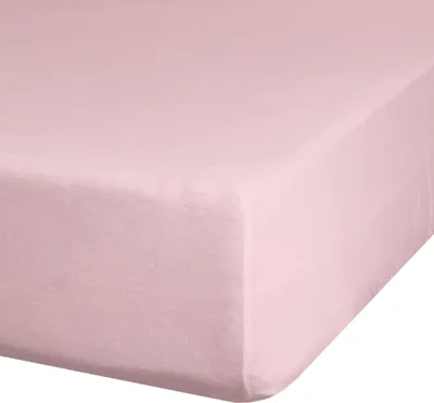 Obrázok produktu pre Žerzejové prestieradlo s gumou D91 120x200 cm, výška: 25 cm Púdrovo ružová