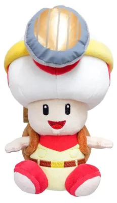 Image de TOGETHER, Peluche Capitaine Toad 18cm, Multicolore