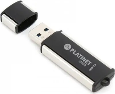Obrázok produktu pre Platinet PMFU3128X, 128 GB, USB Typ-A, 3.2 Gen 1 (3.1 Gen 1), 125 MB/s, Čiapky, Čierna