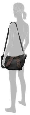 Produktbild von Gabor Linda Damen Handtasche Crossbody Bag Mittelgroß Leoprint Schwarz