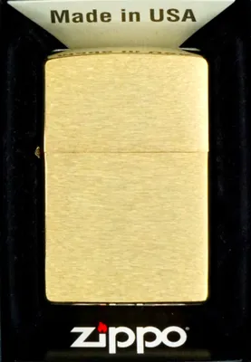 Produktbild von ZIPPO Messing gebürstet 60001165 Feuerzeug