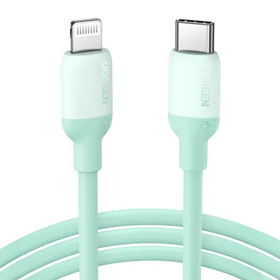 Immagine prodotto di UGREEN US387 cavo, da USB-C a Lightning, MFI, chip C94, Power Delivery, 1m - verde