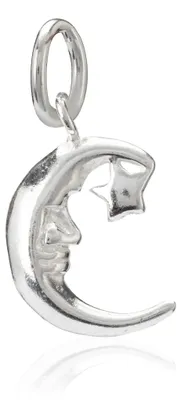 Obrázok produktu pre Dámsky prívesok na retiazku, tvar polmesiaca, striebro 925, rozmer 12x9 mm, šperk, talizman, motív, amulet
