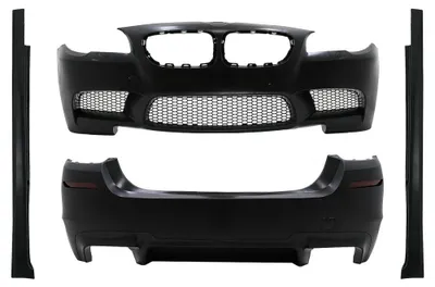 Zdjęcie produktu dla Zestaw karoserii: zderzak i progi boczne do BMW serii 5 F10 (2010–2017) w stylu M5.