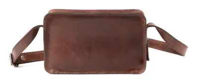 Produktbild von HAROLD'S Leder Umhängetasche Aberdeen Zipperbag Brown dunkelbraun