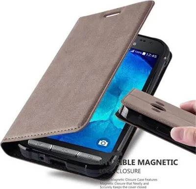 Image de Cadorabo Housse pour Samsung Galaxy XCover 3 Housse en marron Housse pour portable Etui Case Cover Fermeture magnétique