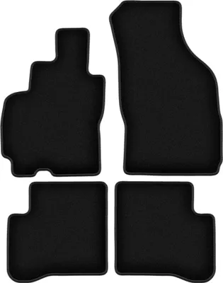 Immagine prodotto di Tappetini in velluto per Hyundai Atos (1997-2008, hatchback) neri, set 4 pz, con fissaggi