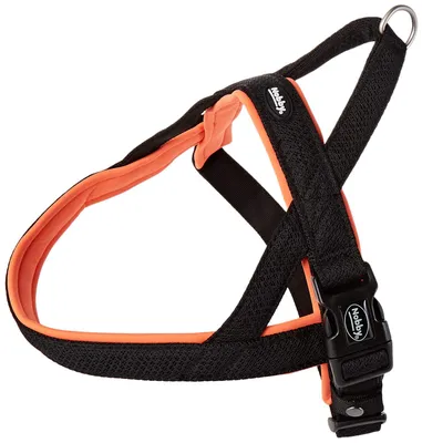 Produktbild von Nobby Norwegergeschirr Mesh Preno, neon orange, L: 50-64 cm