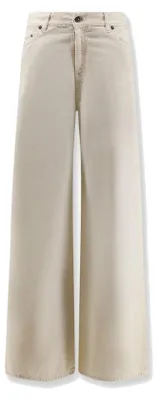 Imagen del producto de GOLDEN GOOSE: Pantalón de mezcla de algodón, color amarillo, para mujer - Talla 27