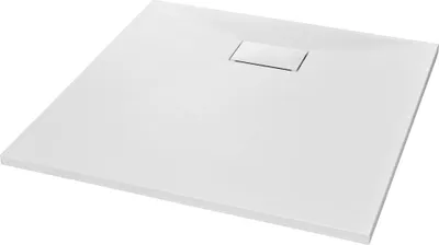 Image de vidaXL Receveur de douche SMC blanc 80×80 cm