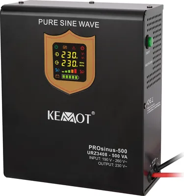 Produktbild von USV Kemot PROsinus 500 12V/230V Notstromversorgung
