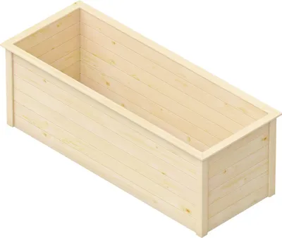 Produktbild von Upyard Hochbeet 200 x 72 x 70 cm natur mit Schutzfolie