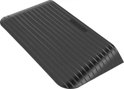 Produktbild von Famanu Gummiauffahrt 90,2 x 45 x 7,5 cm mit Antirutschstreifen - Schwarz