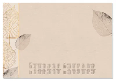 Produktbild von sigel Papier-Schreibunterlage "Natural Leaves" 595 x 410 mm ca. DIN A2 30 Blatt