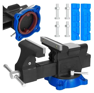 Immagine prodotto di Morsa di precisione da banco girevole Heavy Duty 150 mm, per uso domestico,commerciale ,garage,officina, apertura 150 mm,Geko