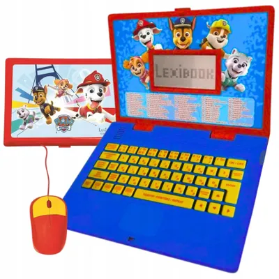 Produktbild von Lernlaptop Lexibook Paw Patrol zweisprachig Polnisch/Englisch LCD-Display 186 Aktivitäten