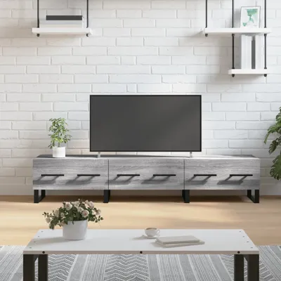 Produktbild von [Home] TV-Schrank Grau Sonoma 150x36x30 cm Holzwerkstoff , Neue Mode 2024 im häuslichen Leben