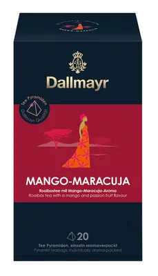 Produktbild von Dallmayr Aromatiserter Rooibos Tee Mango Maracuja, 20 Pyramidenbeutel