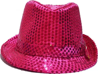Produktbild von glitzerhut led uni rosa Einheitsgröße