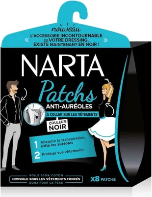 Produktbild von Narta - Schweißflecken-Pflaster - Schwarz