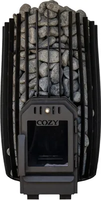Produktbild von Holzbeheizter Saunaofen Cozy 12 SW-TW mit 2.Bimschv für Saunakabinen von 6 m³ - 12 m³