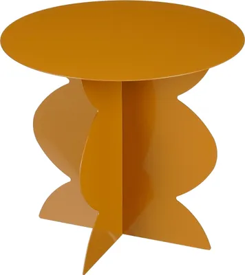 Produktbild von Mica Decorations Rafi Beistelltisch - H40 x Ø45 cm - Eisen - Braun