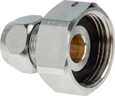Produktbild von tecuro Waschtischzähler Verschraubung 3/4 Zoll Überwurfmutter x Ø 10 mm QV