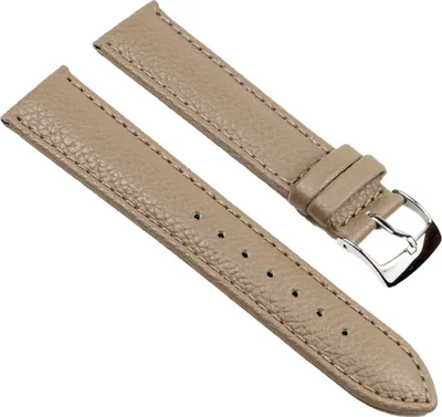 Produktbild von Fancy Classic Ersatzband Uhrenarmband Rindsleder Band Schlamm 25464S, Stegbreite:12mm