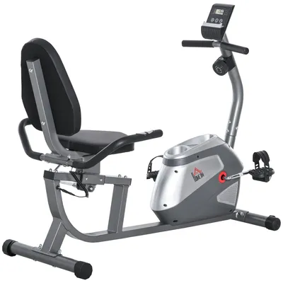 Produktbild von Ligfiets: LiegeradHometrainer: HeimtrainerFitnessfiets: FitnessradCardiotrainer: Kardiotraining GerätErgometer: ErgometerVerstelbare Rückenlehne: Verstellbare Rückenlehne