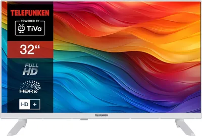 Produktbild von Telefunken XF32TO750S-W 32 Zoll Fernseher Smart TV (Full HD, HDR, Triple-Tuner, 6 Monate HD+ inkl.)