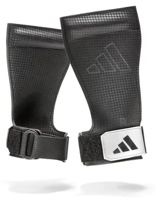 Obrázok produktu pre Adidas rukavice na posilňovanie – čierna/biela – S/M