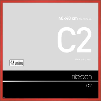 Produktbild von nielsen Aluminium Bilderrahmen C2, 40x40 cm, Tornado Rot