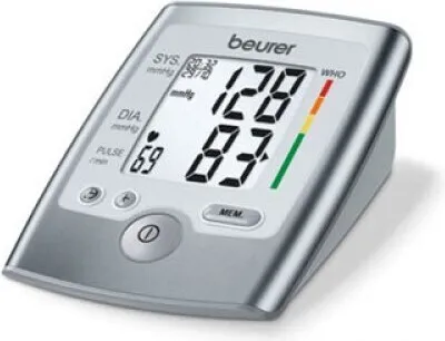 Produktbild von Beurer BM 35 654.02/.09 Blutdruck-Messgerät, Oberarm-Messung, automatisches Aufpumpen, 120 speicherbare Messungen, inkl. Batterie