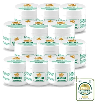 Zdjęcie produktu dla 12 sztuk kremu do ciała Goldline Vaseline – chroniący i nawilżający – 250 ml – zestaw ekonomiczny
