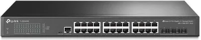 Obrázek produktu pro Gigabitový L2+ přepínač, 24x LAN, 4x 10G SFP+, pro montáž do racku, spravovatelný