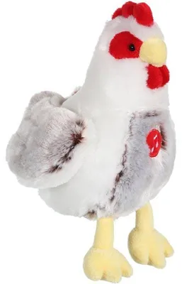 Produktbild von Plüschhuhn –  – mit Geräuschen – 22 cm – Weiß/Braun