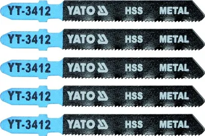 Obrázek produktu pro YATO List pilový do přímočaré pily 75 mm na kov TPI21 5 ks YT-3412
