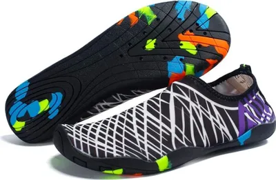 Produktbild von Wasserschuhe für Damen und Herren, Strand Aqua Schuhe Schnell Trocknend für Tauchen Surfen Yoga Poolübungen