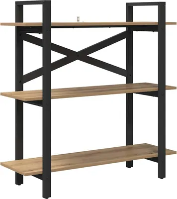 Obrázok produktu pre vidaXL Artisan dubová knižnica 100 x 33,5 x 102 cm materiál na báze dreva