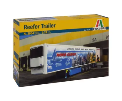 Image de Kit de modèle réduit 1:24 Reefer Trailer, semi-remorque, détaillé