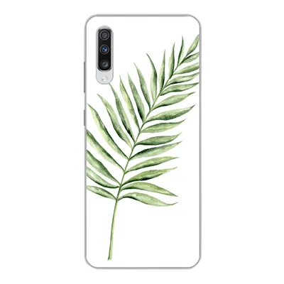 Produktbild von MuchoWow® Handyhülle Schutzhülle Hülle für Samsung Galaxy A70 Pflanze - Aquarell Silikon Softcase Handy Hülle - Schutzhaube