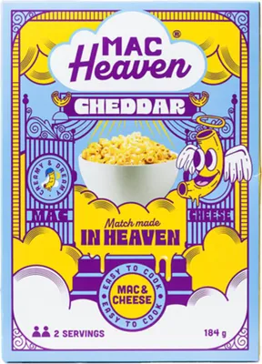 Produktbild von Mac Heaven Mac & Cheese Cheddar 184g